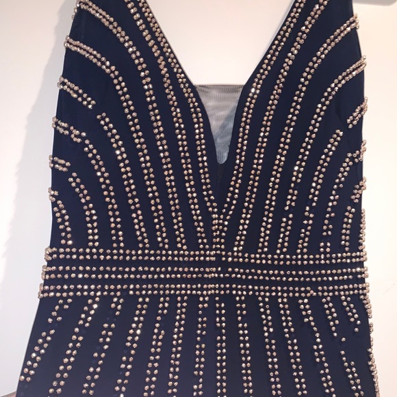 XSCAPE Long Beaded dress - Picture 3 of 7
